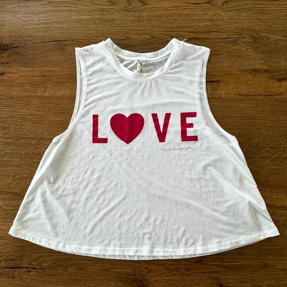 Spiritual Gangster 'LOVE' Cutoff Muscle Tank Top